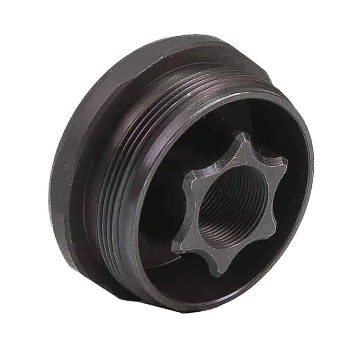 Jk Armament JK155HDM28 HD Thread Mount Fits 1/2"x28 Stainless Steel Cerakote Black