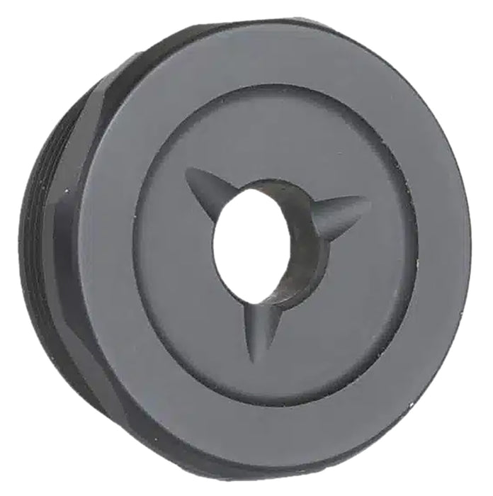 Jk Armament JK155PROEC30 Pro Flash Reducer End Cap 30Cal 1.375"x24 Ti6AL4V Titanium Black
