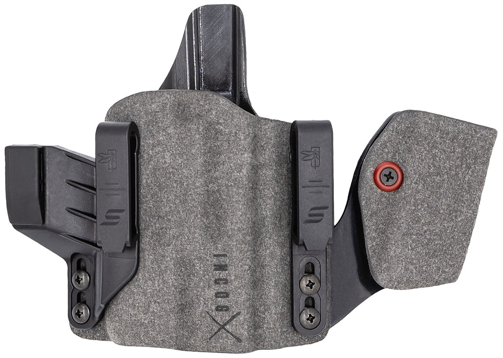 Safariland INCOG0465A0CX261MC IncogX  w/Mag Caddy IWB Black/Gray Boltaron Belt Clip Fits Sig P365X/XL Right Hand