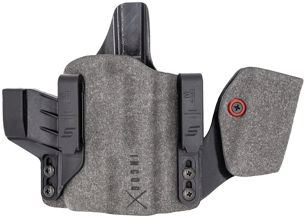 Safariland INCOG0750A0CX261MC IncogX  w/ Mag Caddy IWB Black/Gray Boltaron Belt Clip Fits Sig P320L Right Hand