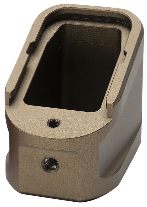 Strike Industries EMPALG17FDE Extended Mag Plate  Fits Glock G17 Fits Glock G22 Flat Dark Earth 6061 T-6 Aluminum