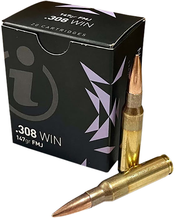 Ammo Inc IGMAN30820 Igman  308 Win 147 gr Full Metal Jacket 20 Per Box/ 50 Case