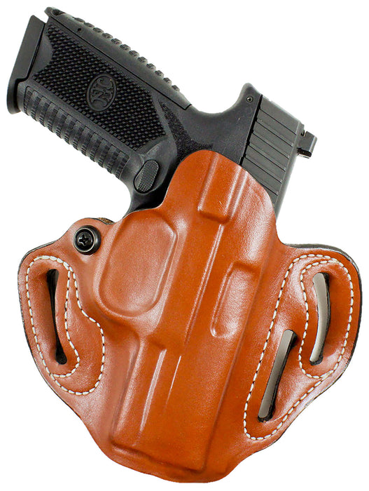 DeSantis Gunhide 002TA8YZ0 Speed Scabbard  Tan Fits Smith & Wesson M&P 5.7 Belt Loop Mount Right Hand