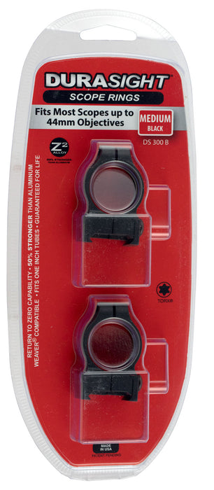 CVA DS300B Durasight Z-2 Alloy Rings 1" Medium Black