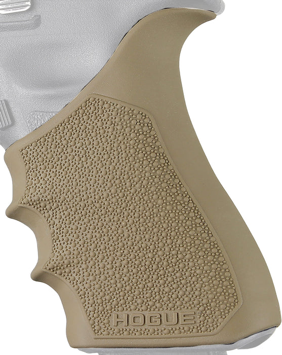Hogue 17033 Grip Sleeve Handall Beavertail Flat Dark Earth Rubber