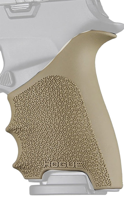 Hogue 17613 Grip Sleeve Handall Beavertail Flat Dark Earth Rubber Fits Sig Sauer P320 Compact