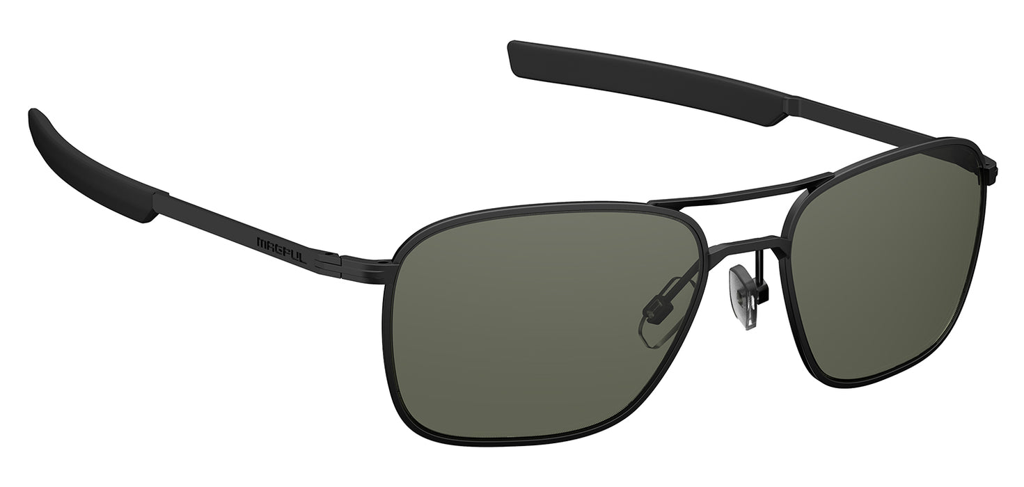 Magpul MAG102610011100 Santini Eyewear Gray Green Lens Black Frame