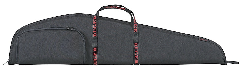 Ruger 27140 Rifle Case  40" Black Endura w/ Red Ruger Logo Accessory Pocket & Foam Padding