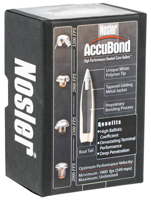 Nosler 53742 AccuBond  25 Cal .257 110 gr Spitzer Point Boat Tail/ 50 Per Box