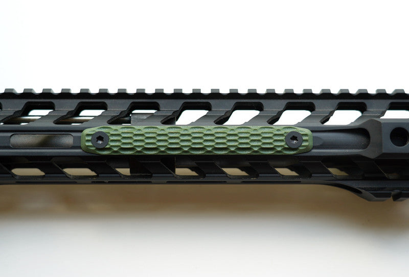 Mechforce G10 MLOK Rail Cover, 3 Slot, OD Green (2 PACK)