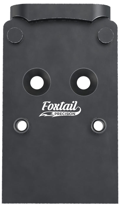 Foxtail Precision 100006 Red Dot Adapter Plate for Optics-Ready Pistol  Black Anodized Glock MOS