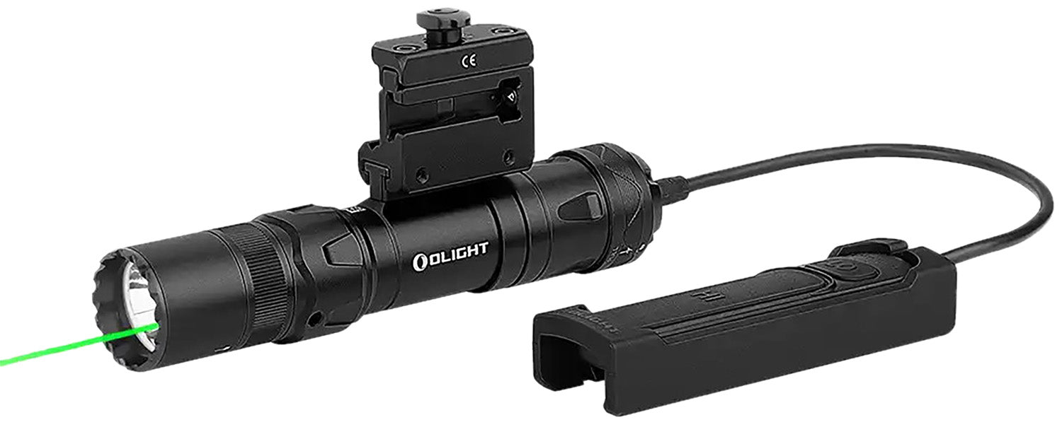 Olightstore Usa Inc ODINGLMINI Odin GL Mini  Black Anodized 200/500/1,000 Lumens White LED Green Laser