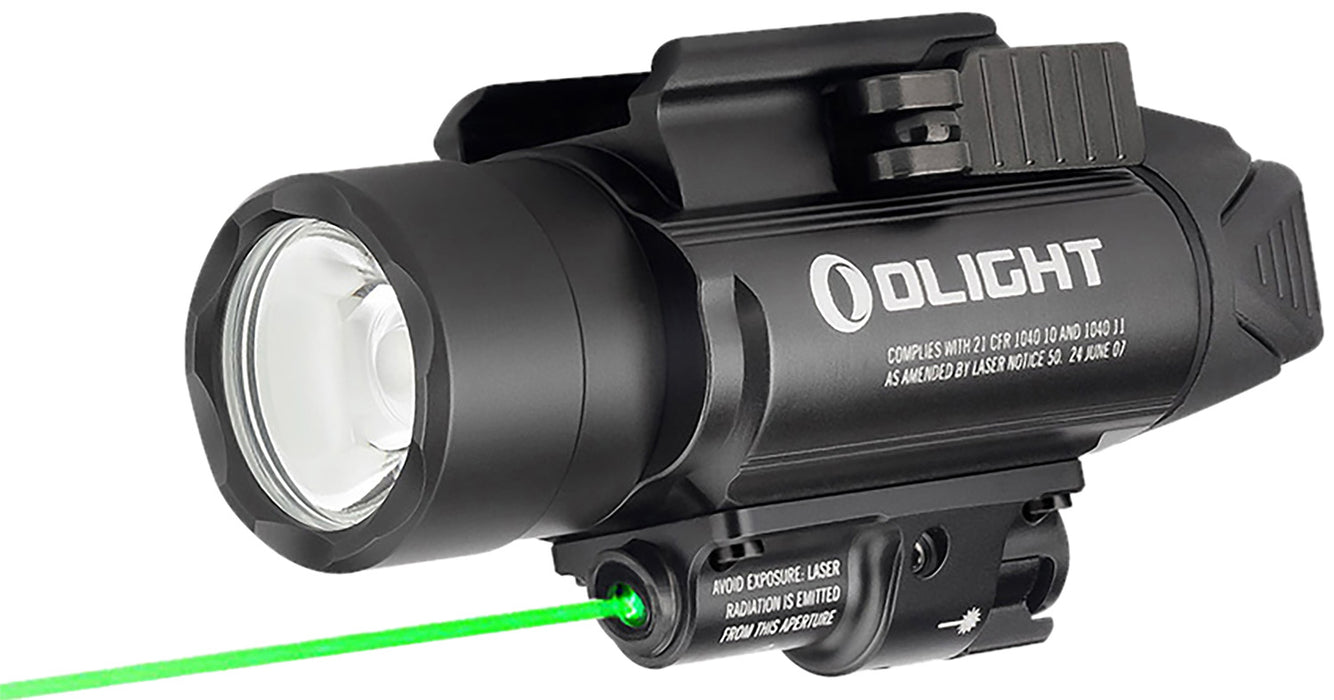 Olightstore Usa Inc BALDRPROBK1 Baldr Pro  Black Anodized 300/500/1,350 Lumens White LED Green Laser