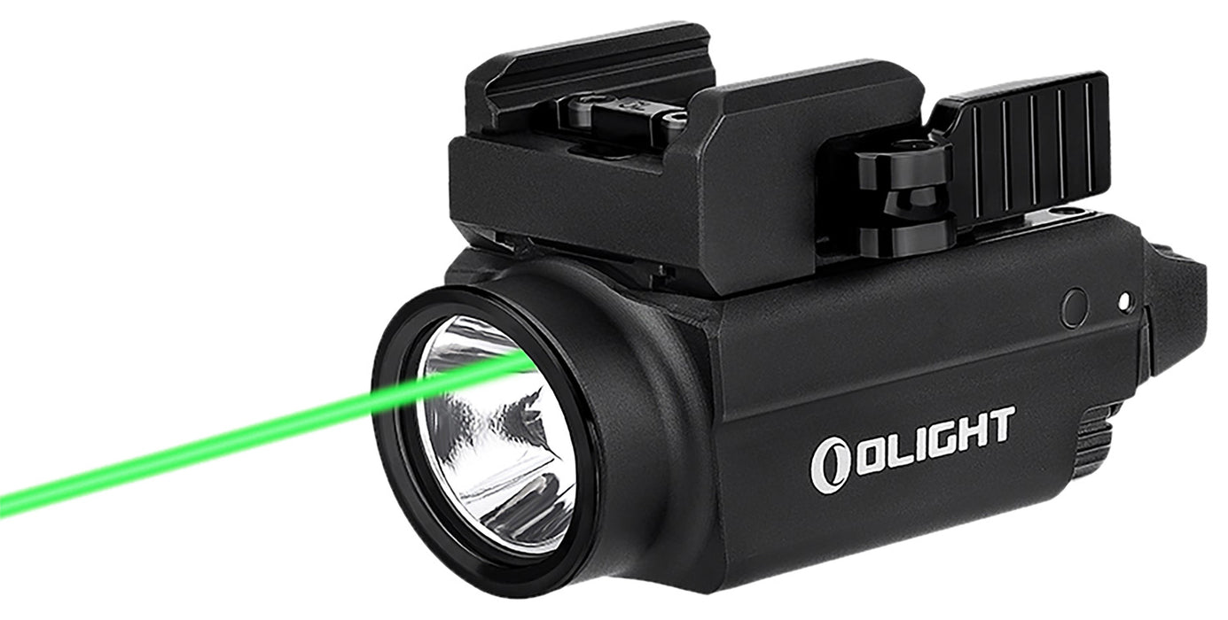 Olightstore Usa Inc BALDRSBK Baldr S  Black Anodized 100/300/800 Lumens White LED Green Laser