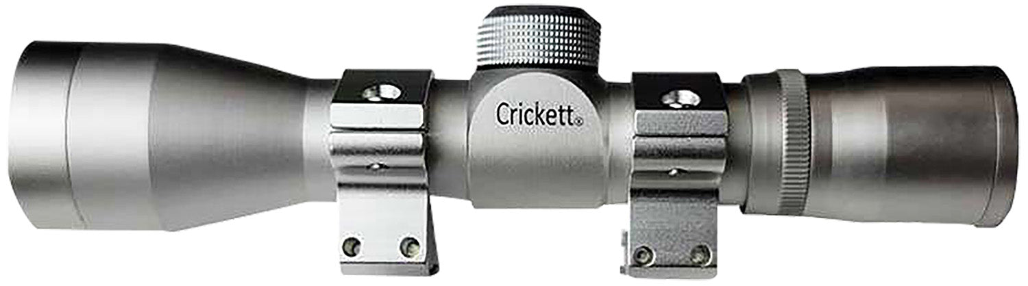 Crickett KSA054S Compact  Silver 4x32mm, Includes Rings