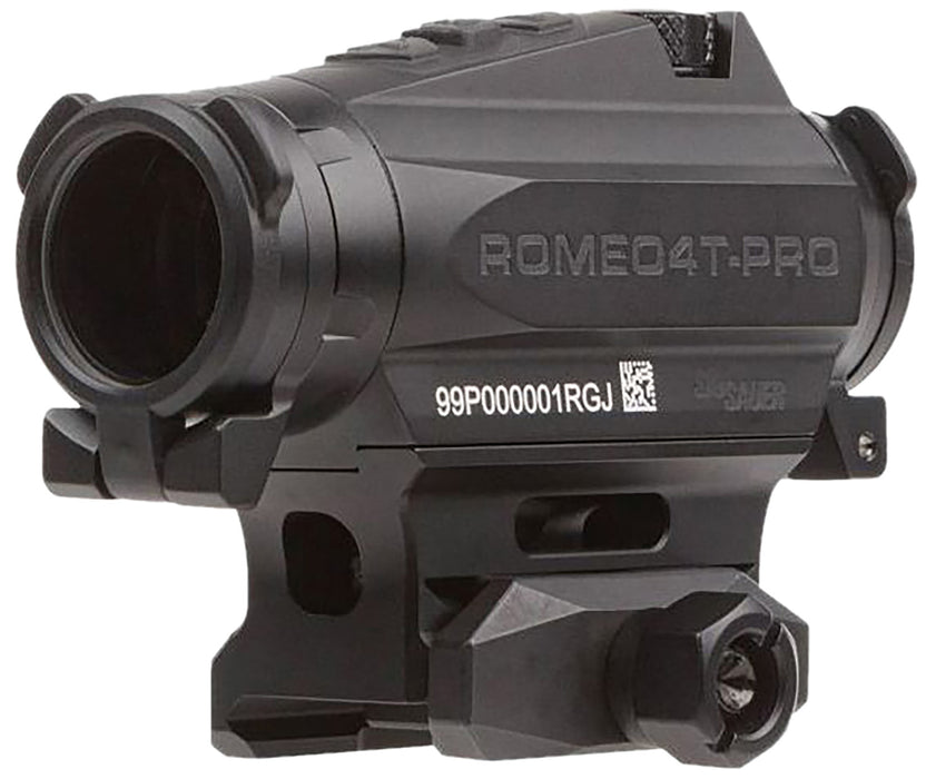 Sig Sauer Electro-Optics SOR44101 Romeo4T Pro Black 1x20mm 2 MOA Red Quad Ballistic Circle Dot Reticle