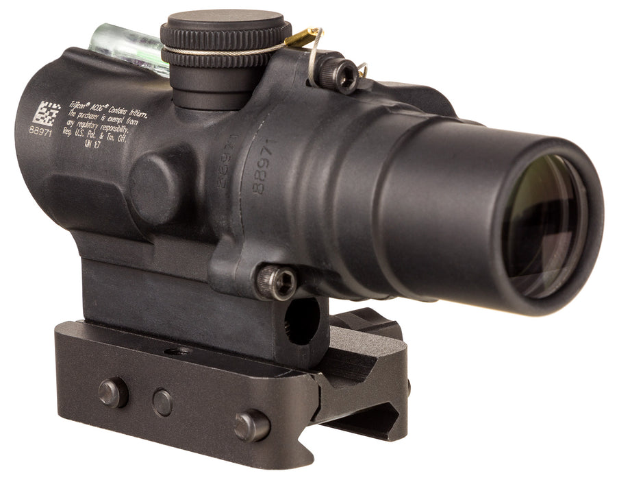 Trijicon 400329 ACOG TA44 Matte Black Anodized 1.5x16mm Illuminated Green Circle w/Dot Reticle