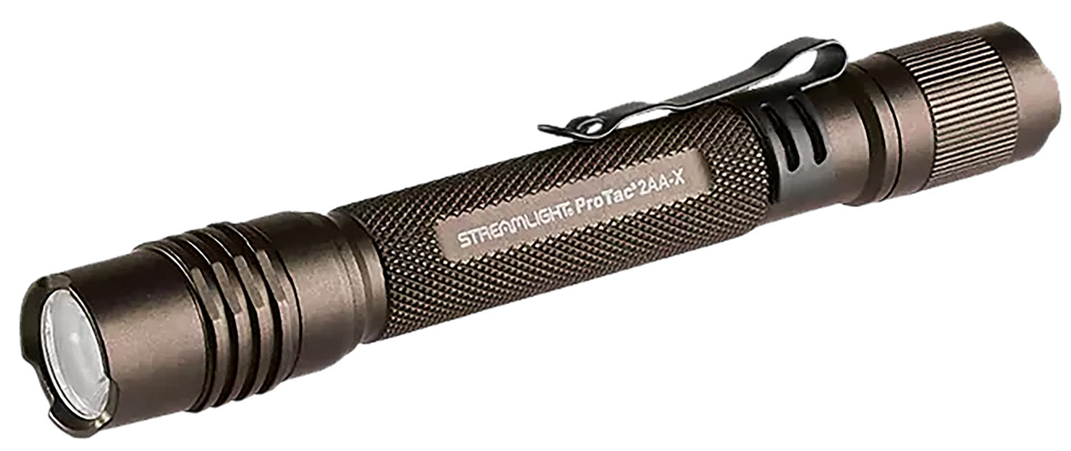 Streamlight 88137 ProTac 2AA-X USB Flashlight  Coyote 40/550 Lumens White  LED