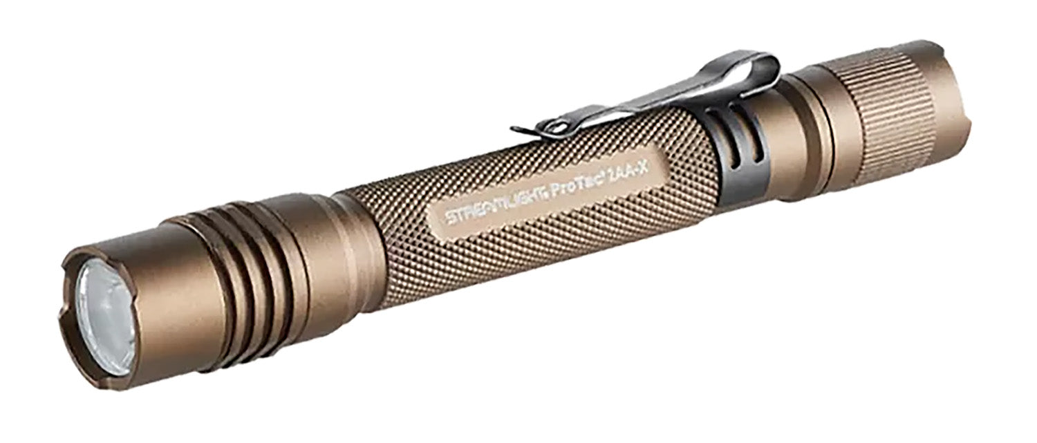 Streamlight 88137 ProTac 2AA-X USB Flashlight  Coyote 40/550 Lumens White  LED
