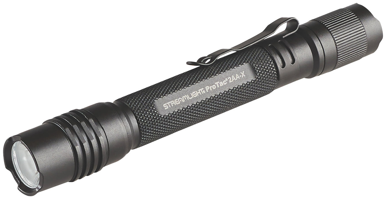 Streamlight 88135 ProTac 2AA-X USB Flashlight  Black Anodized 40/550 Lumens White  LED