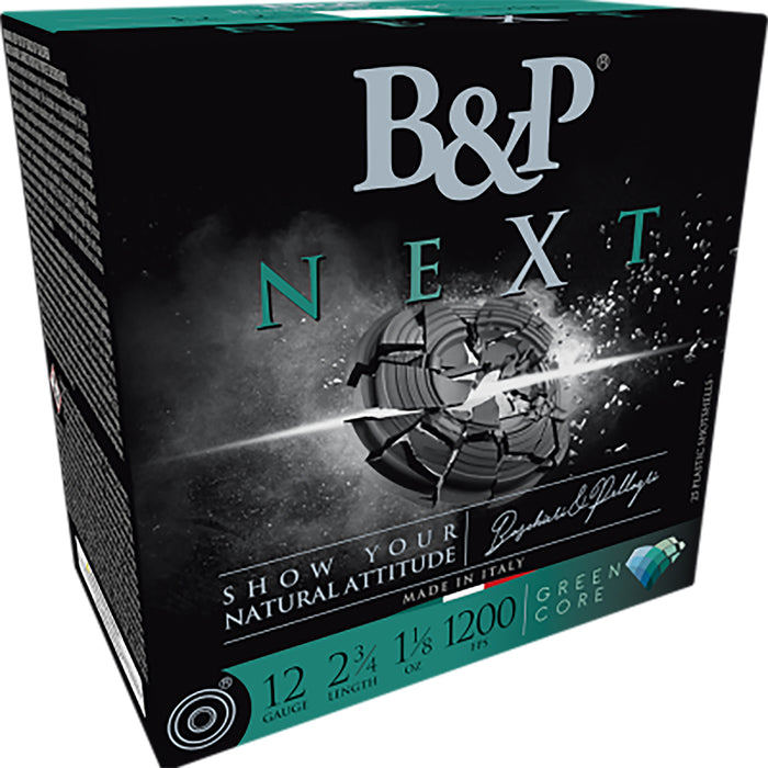 B&p Ammunition 12B1NX9 Next  12 Gauge 2.75" 1 oz 9 Shot 25 Per Box/ 10 Case