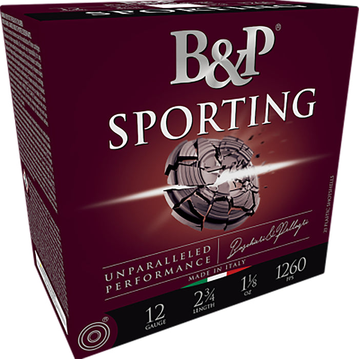 B&p Ammunition 12B1SC85 Sporting Clay  12 Gauge 2.75" 1 oz 8.5 Shot 25 Per Box/ 10 Case