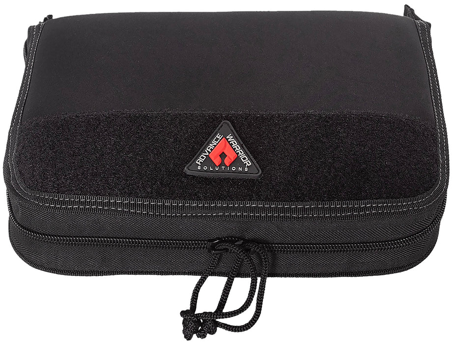 Advance Warrior Solutions SPC9 Single Pistol Case  9.50" Long Black Durable Soft Fabric Compatible w/ Most Standard Sized Pistols