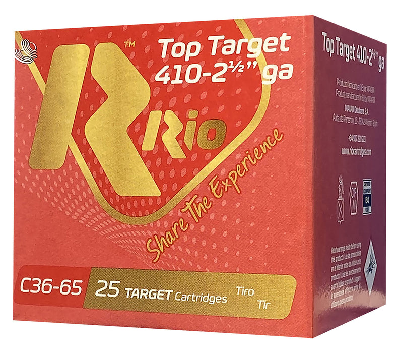 Rio Ammunition RC366 Top Target  410Gauge 2.50" 6Shot 25/Box