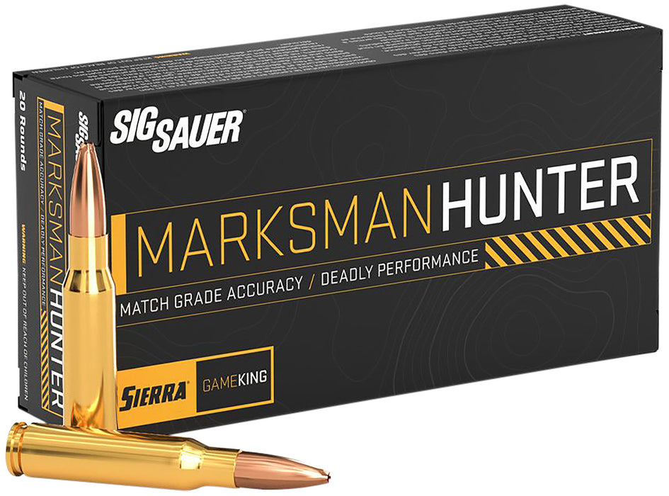 Sig Sauer E243GK8520 Marksman Hunter  243Win 85gr 20 Per Box/10 Case