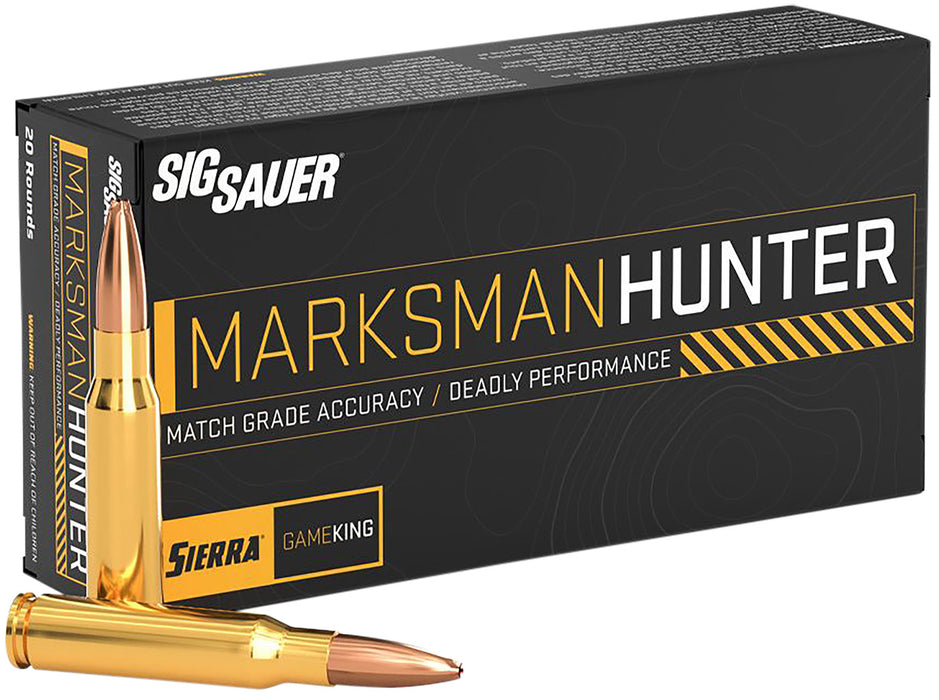 Sig Sauer E3006GK16520 Marksman Hunter  30-06Springfield 165gr 20 Per Box/10 Case