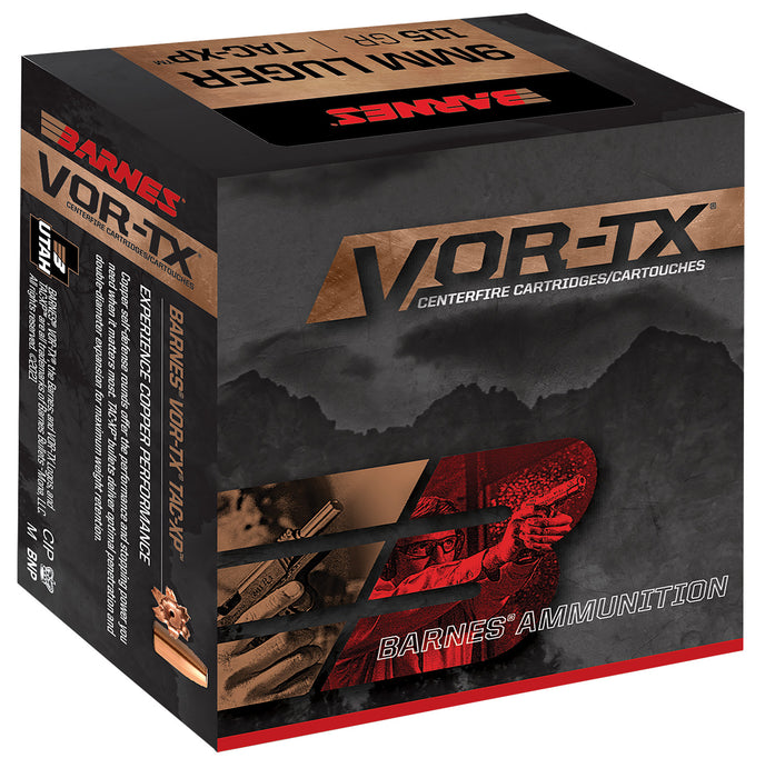 Barnes Bullets 32005 VOR-TX  9mm 115gr XPB 20 Per Box/10 Case