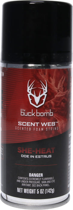 The Buck Bomb HSBBSWSHEHEAT Buck Bomb She Heat Estrous 5oz Aerosol