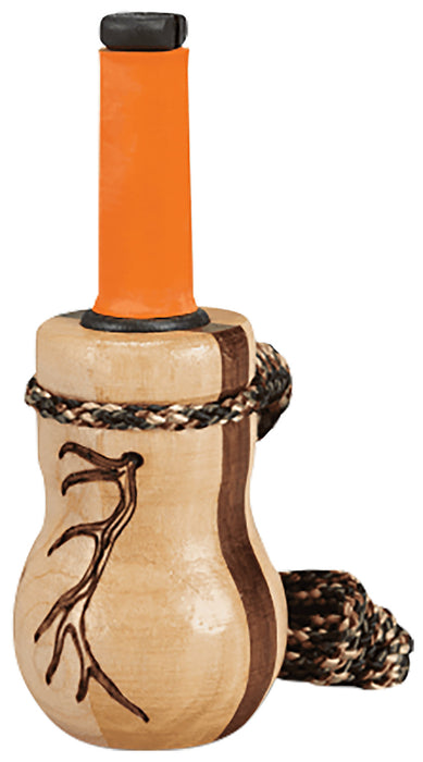 Wayne Carlton's Calls HSWCC70167 Lil' Heifer Cow Call Calf/Cow Sounds Walnut/Maple Wood Barrel