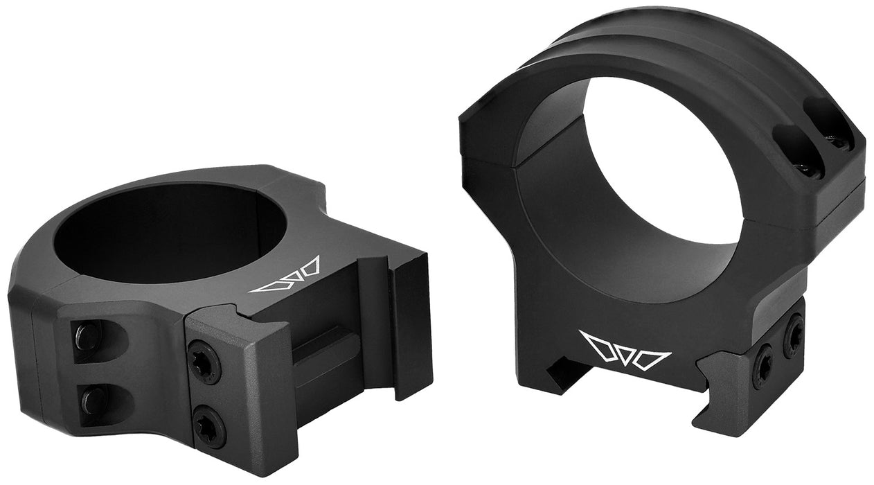 Warne 8514M HyperLite  Matte Black MagnaFusion Alloy 30mm Tube Medium Maxima/Weaver/Picatinny