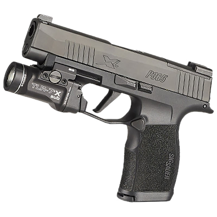 Streamlight 69406 TLR-7 X Sub USB  Black Anodized 500 Lumens  White LED Sig Sauer P365/P365 XL