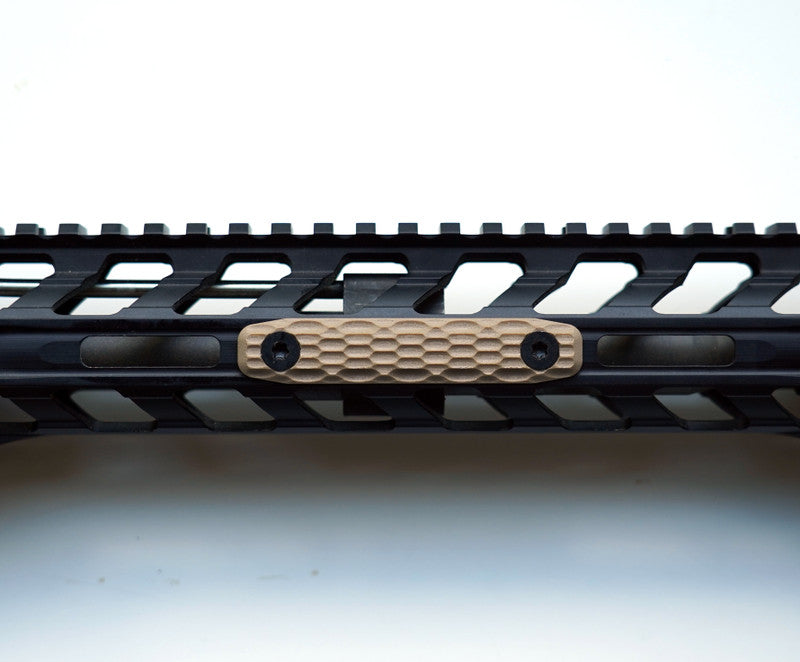 Mechforce G10 MLOK Rail Cover, 2 Slot, FDE (2 PACK)