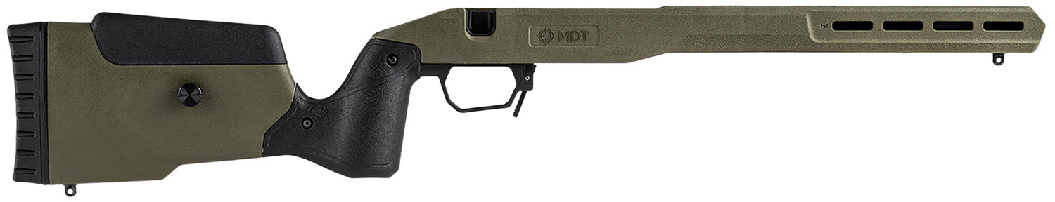 Mdt Sporting Goods Inc 106232ODG Oryx Chassis OD Green 6061-T6 Aluminum Fits Ruger American SA