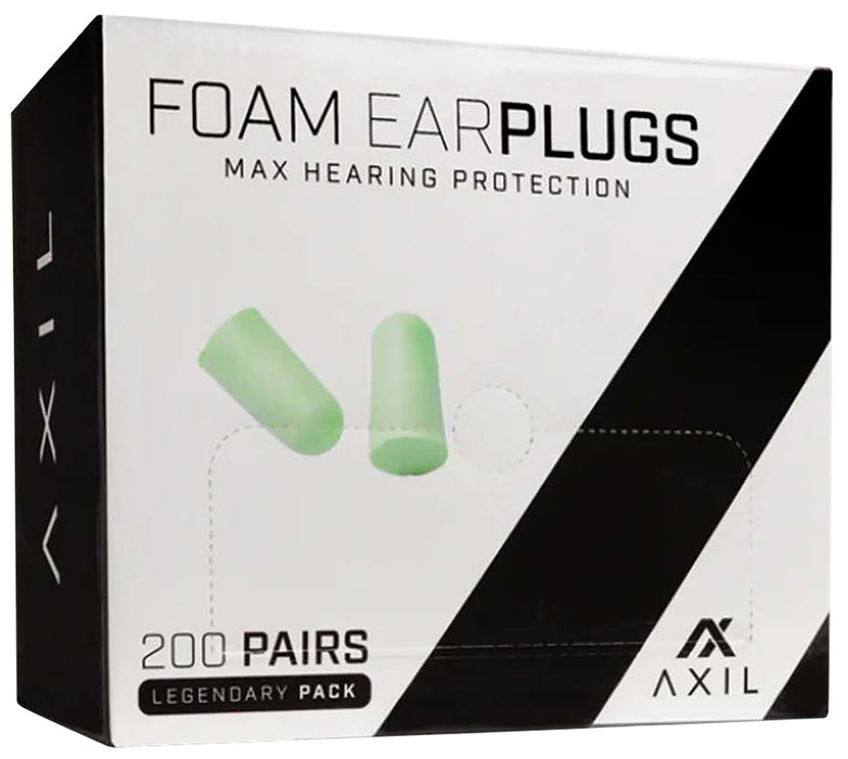 Axil LLC AXFP200GP  Foam Ear Plugs 32 dB Green 200 Pair