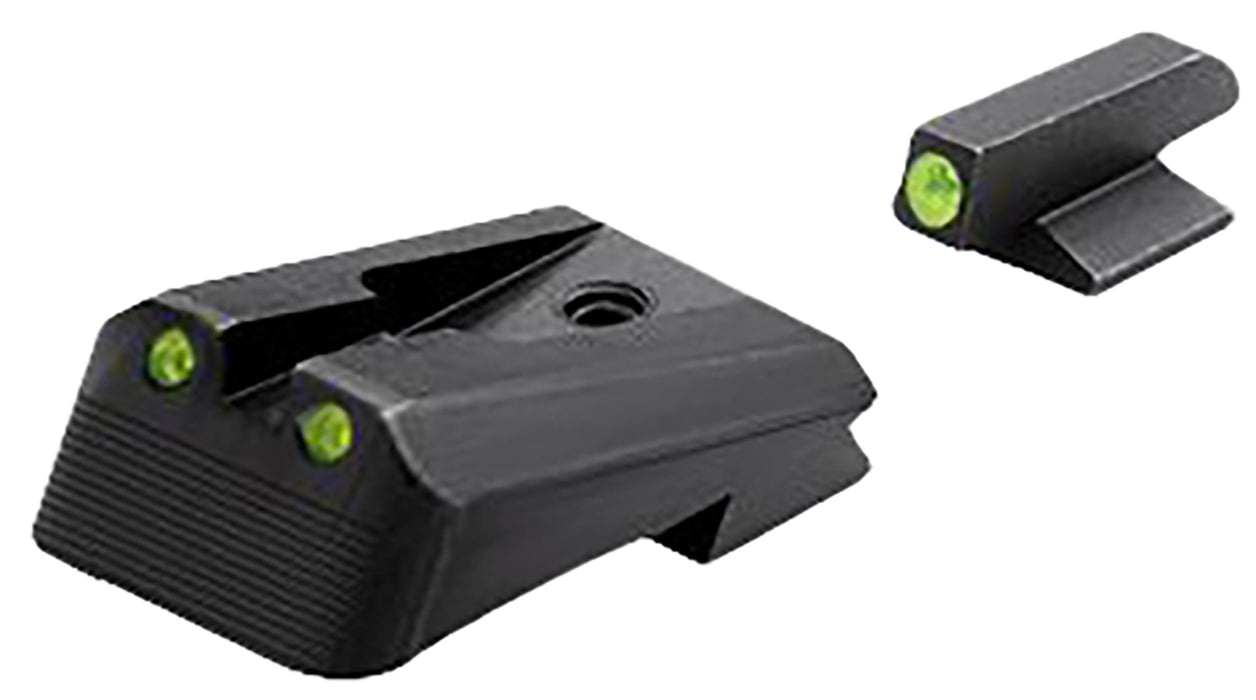 Kimber Mfg.,inc ML11219 1911 Tactical Wedge Fixed Night Sight Set  Green/Tritium Black Outline Front Sight-Green/Tritium Black Outline Rear Sight