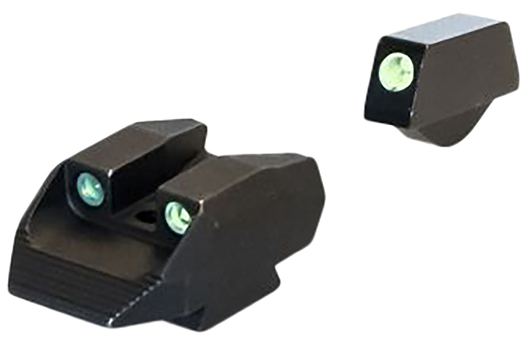 Kimber Mfg.,inc ML11231 K6S Night Sight Set  Green/Tritium Black Outline Front Sight-Green/Tritium Black Outline Rear Sight