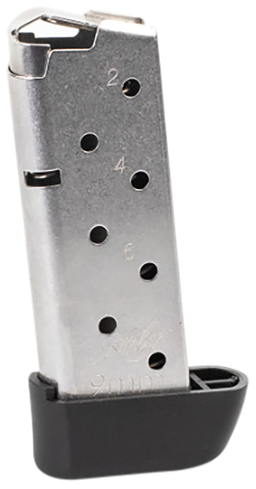 Kimber Mfg, Inc 1200845A Micro 9  7rd Extended 9mm Luger Silver Stainless Steel