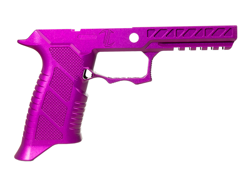 Timber Creek Outdoors SSP320PROGMPP  Pro Grip Module Purple Anodized Fits Sig P320