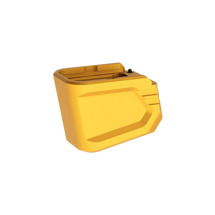 Tyrant CNC TDG19MAGEXGLD  Magazine Extension Fits Glock 19/23 Gen 4/5 Gold Aerospace Grade Aluminum