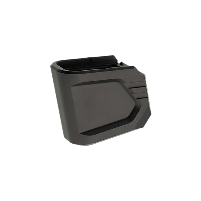 Tyrant CNC TDG48MAGEXBLK  Magazine Extension Fits Glock 43x/48 Black Aerospace Grade Aluminum