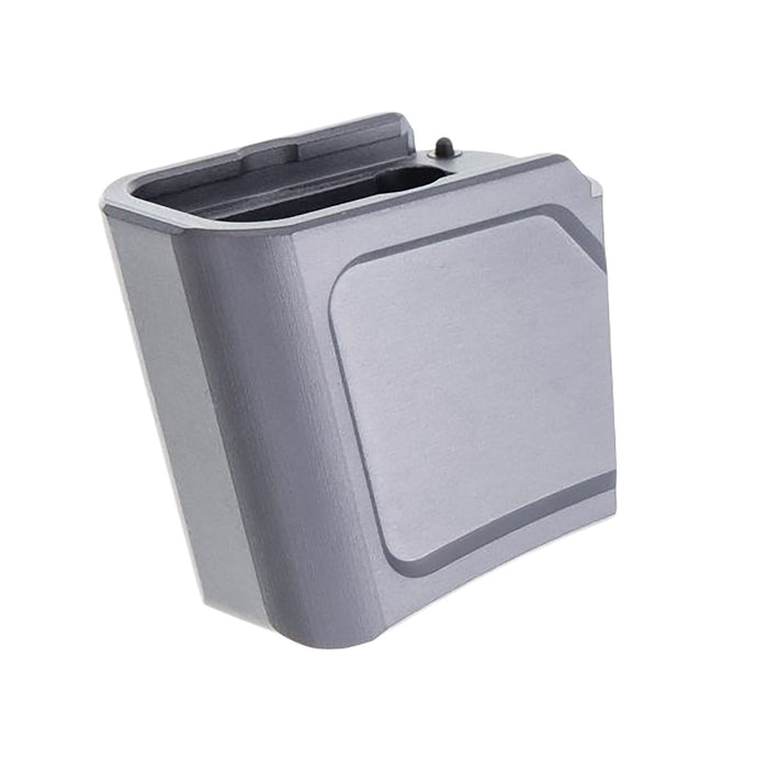 Tyrant Cnc TDG48MAGEXG  Magazine Extension Fits Glock 43x/48 Gray Aerospace Grade Aluminum