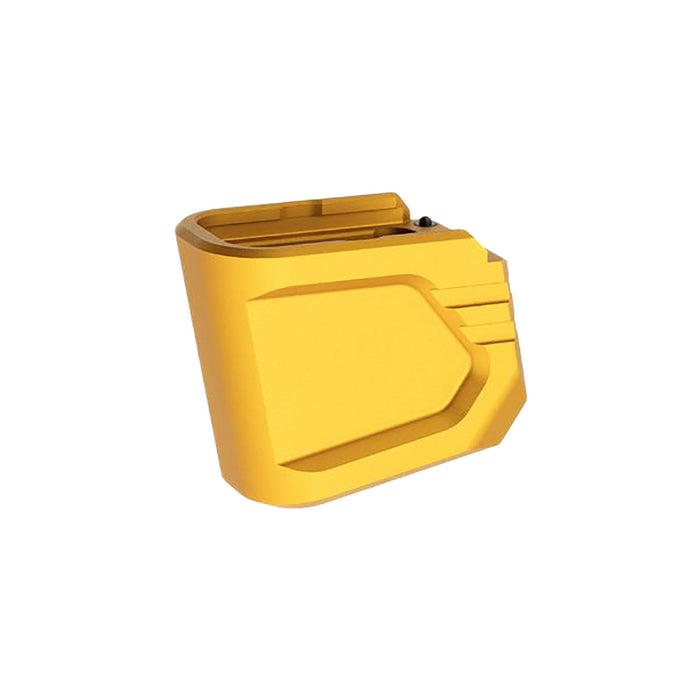 Tyrant CNC TDG48MAGEXGOLD  Magazine Extension Fits Glock 43x/48 Gold Aerospace Grade Aluminum