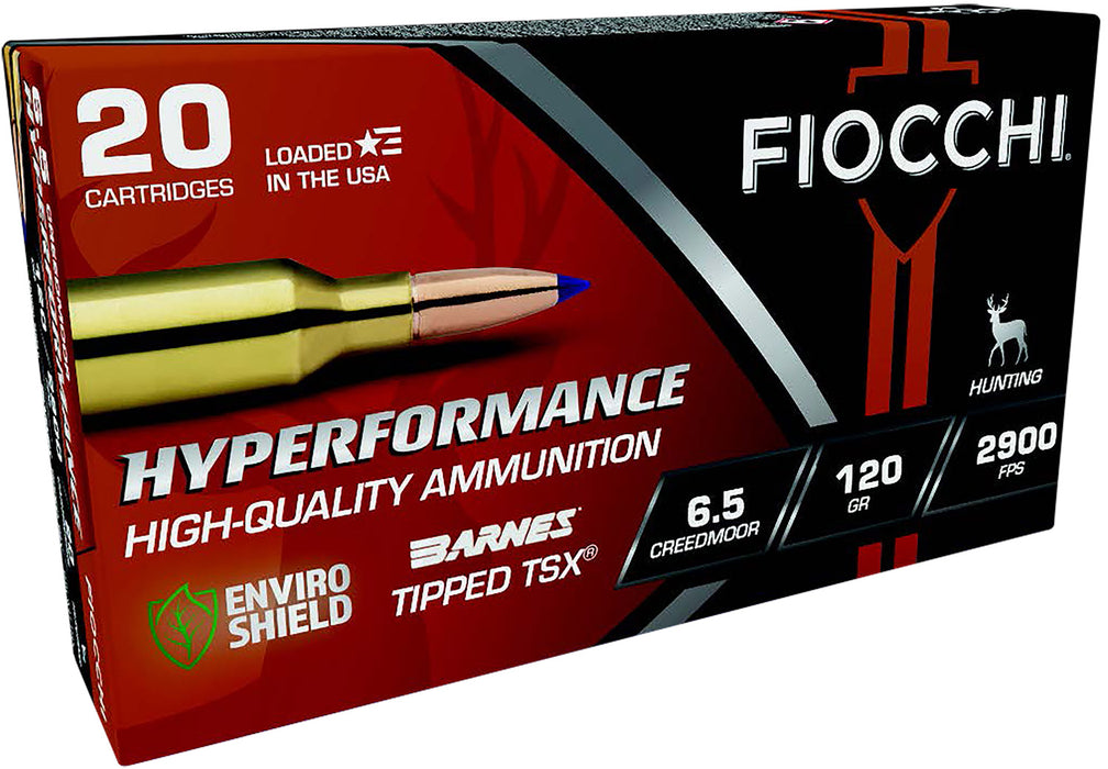 Fiocchi 65CMTTSX Hyperformance  6.5Creedmoor 120gr Barnes Tipped TSX 20 Per Box/10 Case