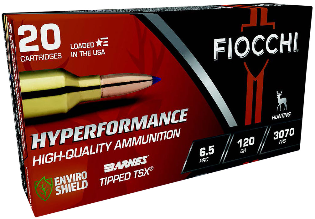 Fiocchi 65PRCTT Hyperformance  6.5PRC 120gr Barnes Tipped TSX 20 Per Box/10 Case