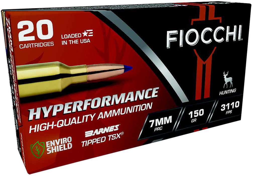 Fiocchi 7PRCTT Hyperformance  7mmPRC 150gr Barnes Tipped TSX 20 Per Box/10 Case