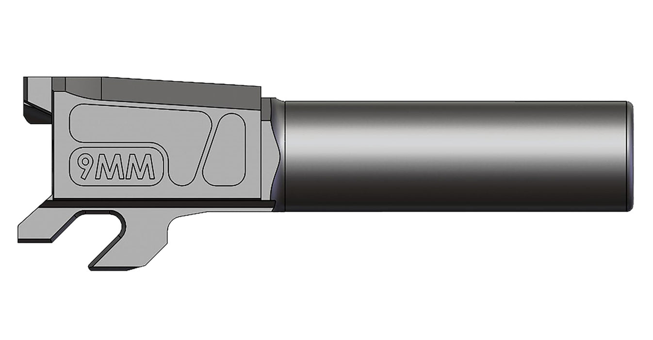 Faxon Firearms M&PA910NSNOQ-N Duty Series  9mm Fits M&P Shield 3.1" 4150 Steel